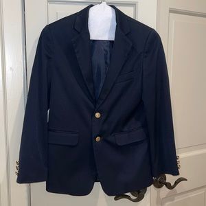 Navy sport coat, size 12